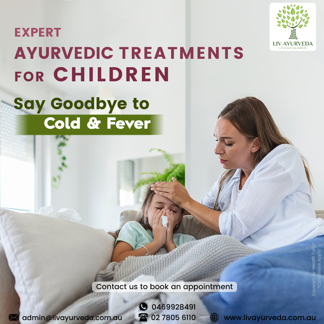 Goodbye frequent colds & fevers in kids! Our Ayurvedic treatments boost health & immunity. Prevent infections & allergies naturally. Choose Liv Ayurveda for a healthy childhood!

Visit: livayurveda.com.au

#Ayurveda #ChildHealth #ImmunityBoost #LivAyurveda #DrRafeena