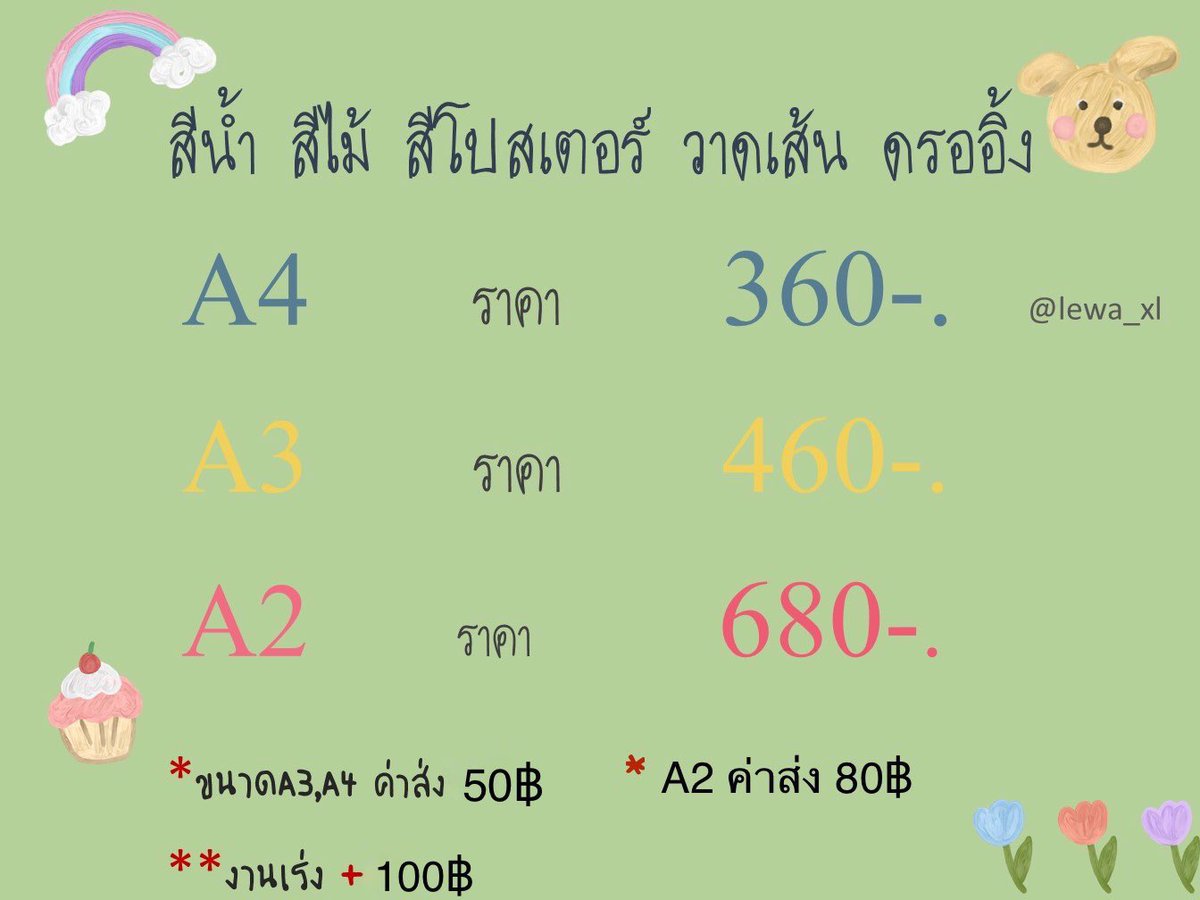 รับทำงานศิลปะ🎨✨ tweet media