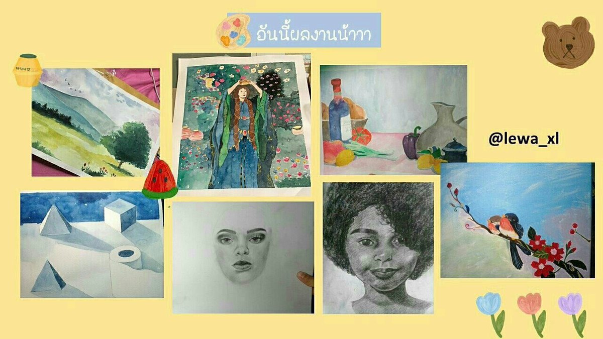 รับทำงานศิลปะ🎨✨ tweet media