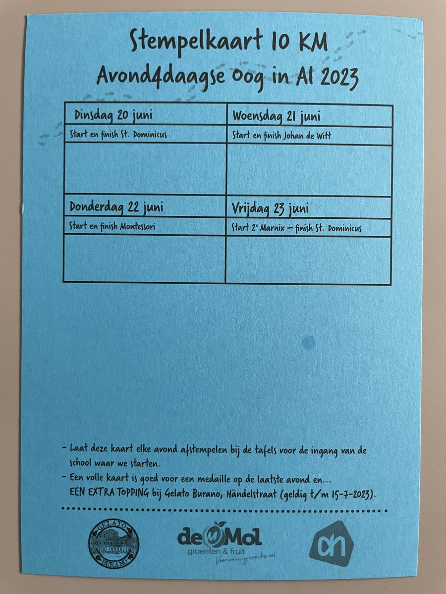 a4dooginal's tweet photo. Vandaag worden de stempelkaarten uitgedeeld op de scholen! Dus hou de tassen van de kinderen goed in de gaten vanmiddag😉 https://t.co/e27vKxLAoM