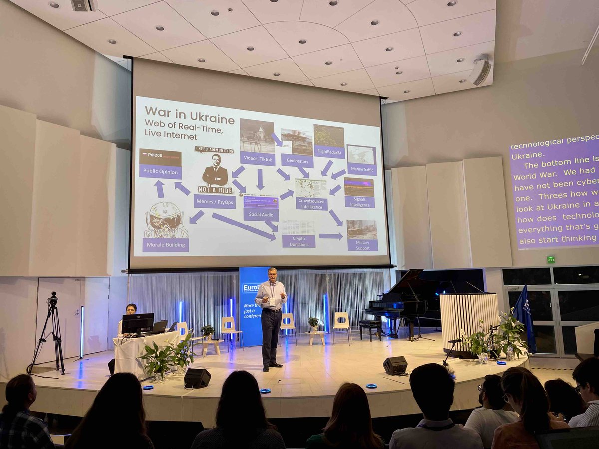 Andrew_Campling's tweet image. Stefan Lindström, Finnish Ambassador for Digital Affairs, kicks off the second day of #EuroDIG2023 in Tampere, Finland, with a keynote focused on the impact of the war in Ukraine 

@_eurodig