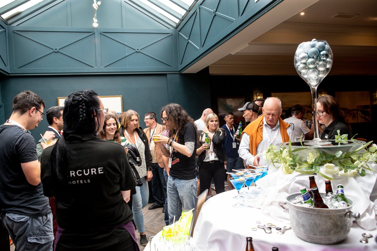 commconuk's tweet photo. Yesterday we marked the start of CommCon with welcome drinks, street food trucks and all the fun of the fairground, AND it mostly didn’t rain on us!  🙌🏻😎 

Thank you to our Platinum Sponsors @nimbleapeltd  and @EverycastLabs, @element_hq and @TeletResearch! 🫶 https://t.co/75dDVY5HUK