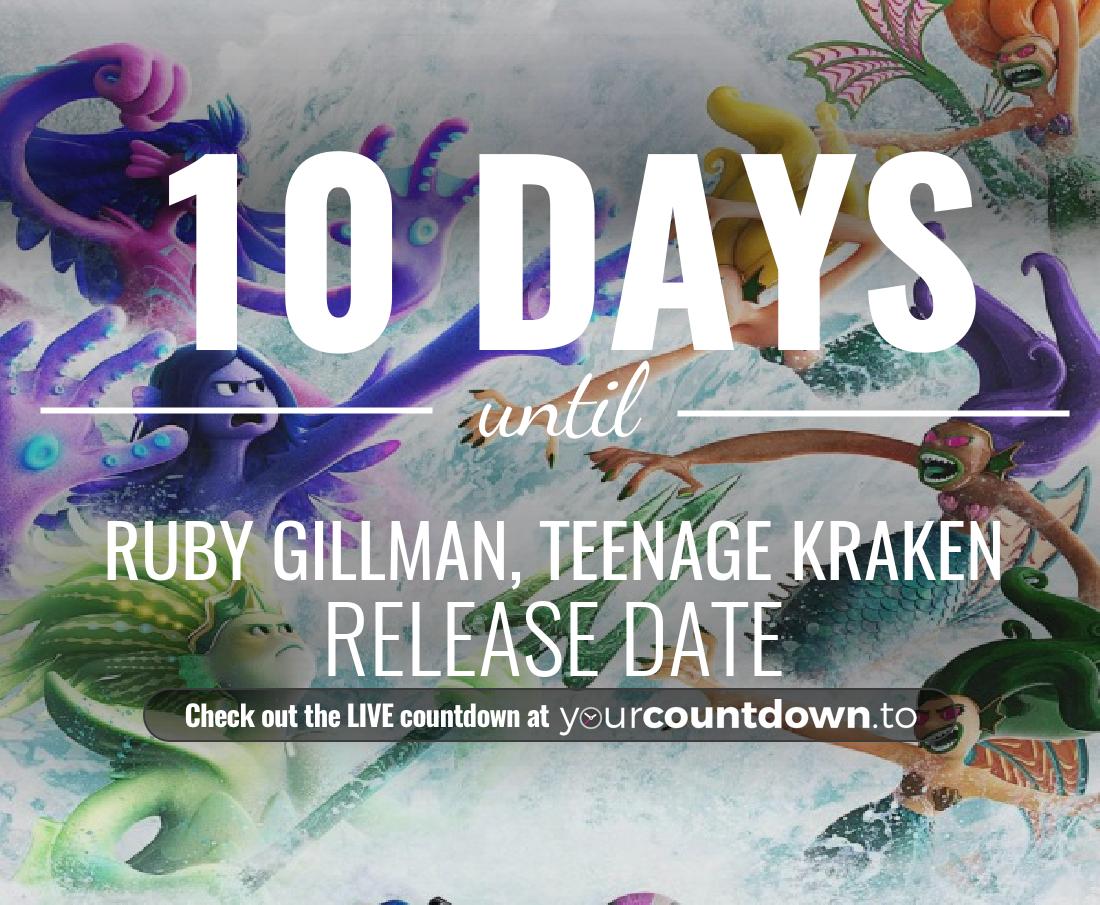 10 More Days To Ruby Gillman Teenage Kraken
#universalpictures #DreamWorks #dreamworksanimation #RubyGillman #rubygillmanteenagekraken #teenagekraken #teenagekrakenmovie @UniversalPics @Dreamworks @RubyGillman @dfffaz @ERNJUAQU @dreamworksshayn @MrSciPhil @L15032018