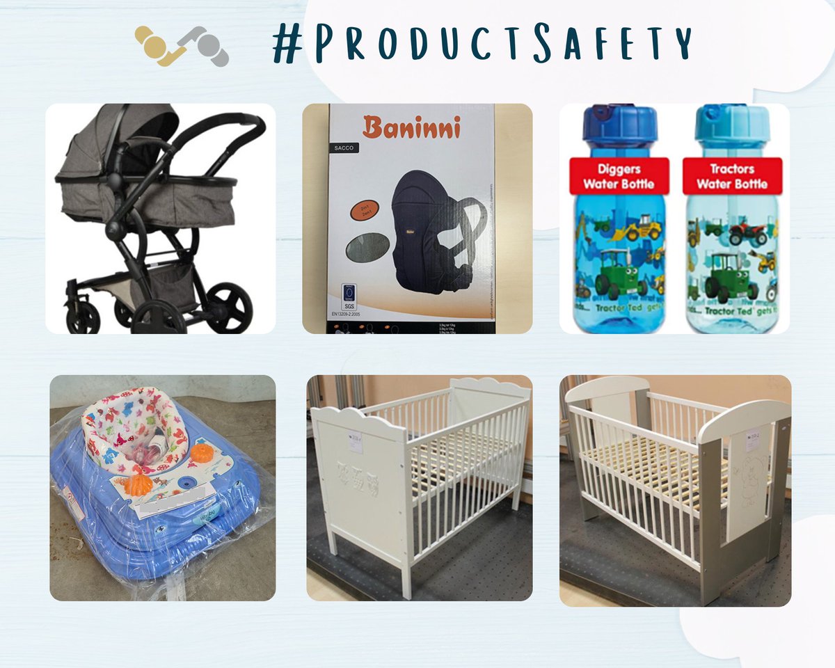 ⚠️ Have a look at the latest childcare articles recalled from the #EU market! 
👉 tinyurl.com/yvm2erjh
📢 Find out which unsafe products were reported in the EU last week through the #ProductSafety website 🌐 ec.europa.eu/safety-gate-al…