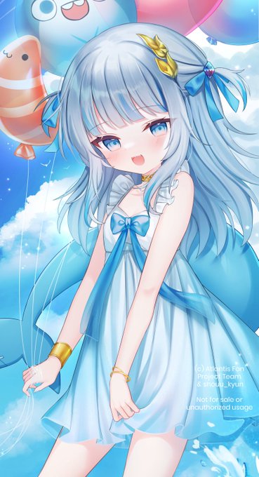 Happy birthday Gura!!! 🎂💙💙💙
My illustration for @AtlantisShrimp's birthday project!!! 

#gawrt #GuraBirthday2023 