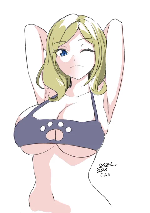 #自分の絵柄で好きな子かいて見た人に当ててもらう  従え