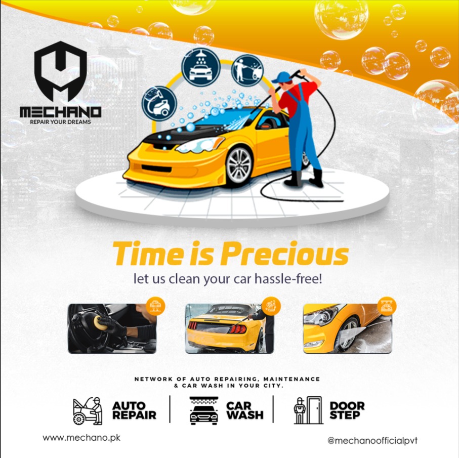 Experience the ultimate convenience with our hassle-free car cleaning service. 
𝐂𝐨𝐧𝐭𝐚𝐜𝐭 𝐮𝐬: (𝟎𝟓𝟏) 𝟖𝟗𝟏𝟑𝟎𝟑𝟎
#Mechano #AutoCareSimplified #HassleFreeMaintenance #ReliableService #Convenience #mechanoapp #AutoCareConvenience 
#PakWheels #Islamabad