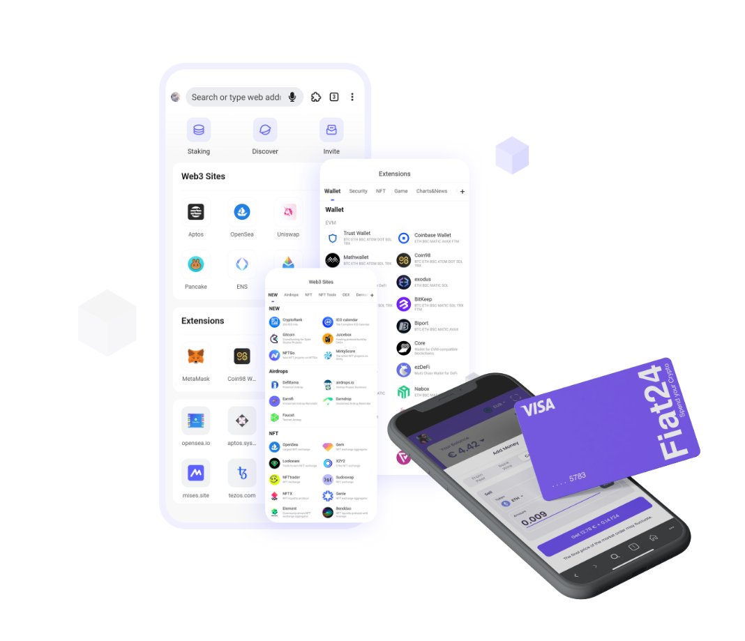 Don't miss our exclusive #partnership #giveaway with
<a href="/Mises001/">Mises</a>!  

🎁$150 Giveaway (1 Winner, $USDC)  

1️⃣ Follow <a href="/Fiat24Account/">Fiat24</a> &amp; <a href="/Mises001/">Mises</a> 
2️⃣ RT this thread &amp; Tag 2 friends
🎉 Winner announced June 26th 🎉

🧵(1/4) How to use Fiat24 #dapp in Mises Browser