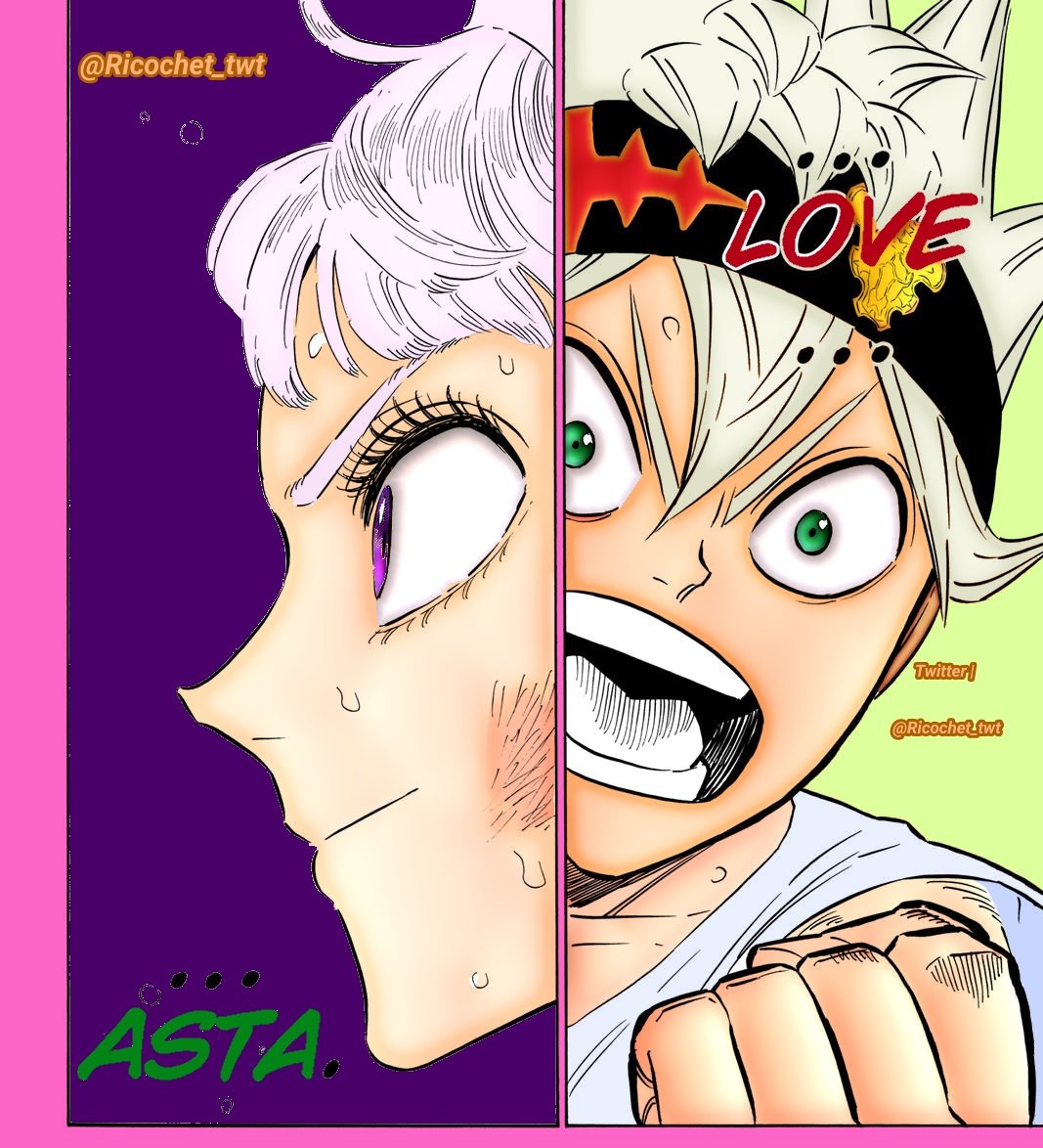 Ricochet_twt's tweet photo. Noelle accepts her feelings for Asta 💙
Black Clover Chapter 302
#BC302
#blackclovee302
#ブラッククローバー
#mycoloring https://t.co/hvO2573XEj