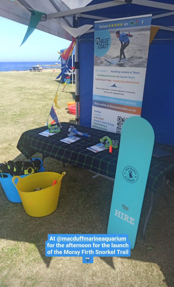 An afternoon at Macduff Aquarium for the launch of the Moray Firth Snorkel Trail. An exciting project and was great to be able to make a small contribution helping risk assess the site at Portknockie/Cullen. 

Look out for info coming from the Scottish Wildlife Trust soon 🤿