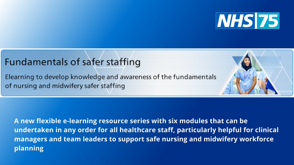teamCNO 💙 (@teamcno_) on Twitter photo Fundamentals of Safer Staffing provides a new flexible learning route to increase awareness and knowledge of the fundamental principles of safer staffing.
To start the programme visit: e-lfh.org.uk/programmes/fun…
#teamCNO <a href="/NHSE_TEL/">NHSE TEL Team</a> Fundamentals of Safer Staffing provides a new flexible learning route to increase awareness and knowledge of the fundamental principles of safer staffing.
To start the programme visit: e-lfh.org.uk/programmes/fun…
#teamCNO <a href="/NHSE_TEL/">NHSE TEL Team</a>