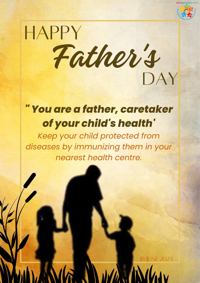 SBCCalliance4mp's tweet image. As a father, you hold the key to your child&apos;s health and well-being.

#mentalhealth  #childprotection #developmemt #FathersDay2023 #ParentingWisdom #ChildhoodBond #sbccallianceformadhyapradesh