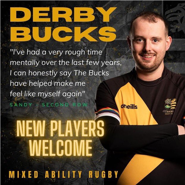 For #LDWeek2023 Day 2 we want to celebrate the rise of the Bucks, @DerbyRugbyClub Mixed Ability rugby team! A perfect example of ‘one club’ ethos, they have gone from strength to strength over the years to become a     model for inclusion!

Full blog here: shorturl.at/tATWZ