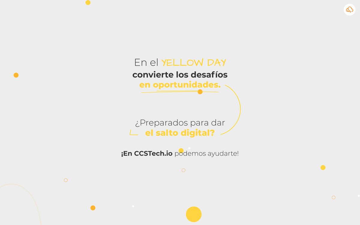 ccstech_io's tweet photo. ¿Estás buscando razones para aprovechar al máximo el Yellow Day?⁣
⁣
Desliza y descubre cómo las nuevas tecnologías tienen un gran impacto en el Día Más Feliz del Año 😉.⁣
⁣
⁣#YellowDay #Empresas #CCSTech #Pymes #HerramientasDigitales https://t.co/lnY2k8lUaE