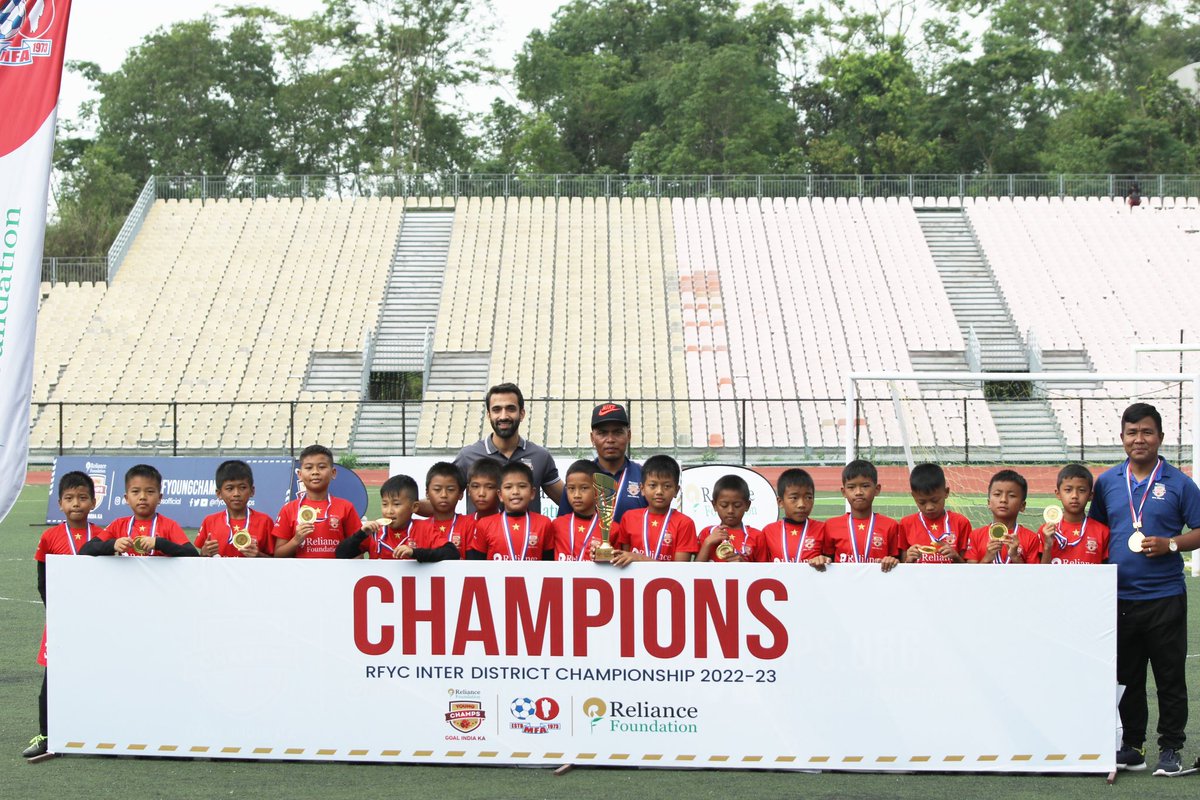 The #RFYC Inter District Championship 2022-23 came to an end last Saturday in Aizawl, Mizoram. The best of the rest and the champion teams from the Naupang League Aizawl &amp; Champhai and the teams from the enabled districts, Kolasib &amp; Lunglei (1/3)