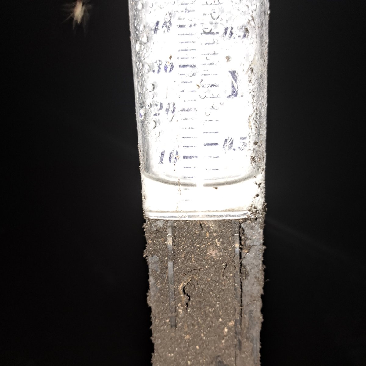 You know you've  needed rain when you go out at 2 a.m. to check the rain gauge! This rain doubled our rainfall for the season!