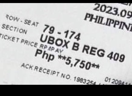 ligayahhh_'s tweet photo. LFB WTS

2UBB REG 409 
RTB TWICE IN BULACAN
rfs: got upgraded tix

#RTBinBulacan 
#TWICE_5TH_WORLD_TOUR https://t.co/OuYpWTb8Jv