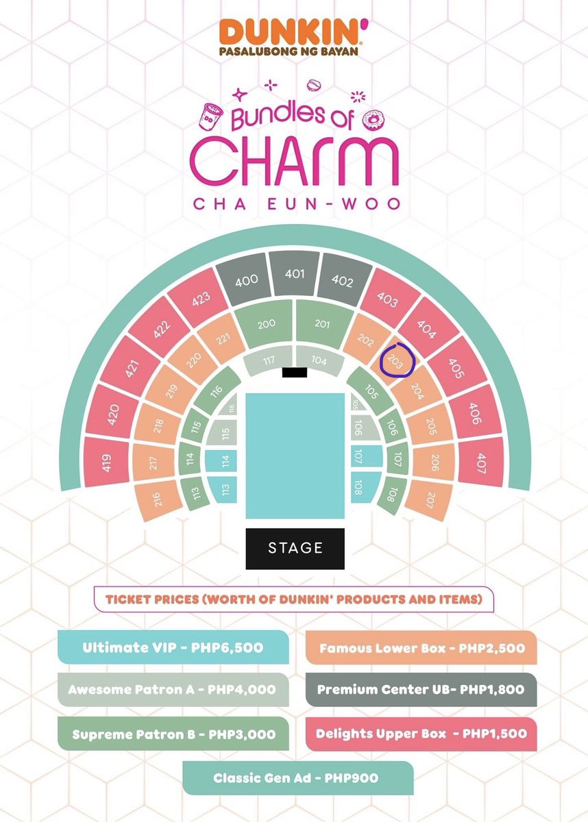 WTS LFB SELLING 

1 Lower box ticket for Cha Eun Woo Fanmeet Bundles of Charm

DM me if interested

#ChaEunWooDunkinPH #DunkinPHBundlesofCHArm
#CHAEUNWOO #차은우
