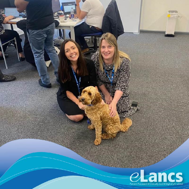 We had an extra special visitor at the RBH command centre yesterday - Alfie the therapy dog 🐶 It was great to see Alfie and he certainly put a smile on everyone's faces 🥰

#eLancs #BigSwitchOn