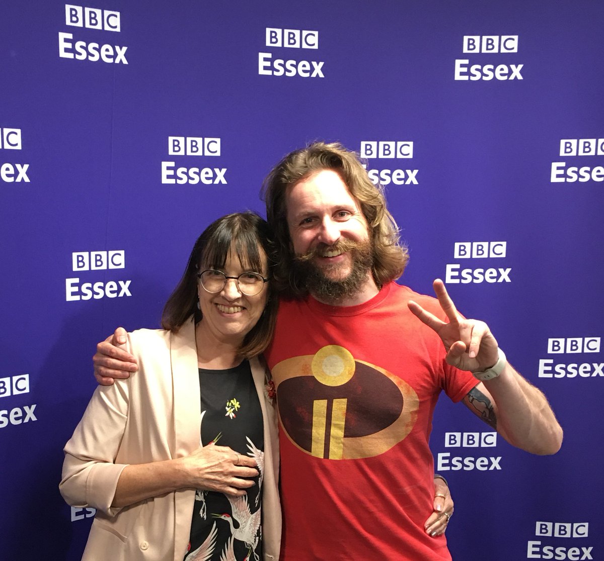 Took part in my 1st ever radio interview with Rob Jelly of BBC Essex along with David Evans, talking about our writing panel with @RosieSandler & Michael Heath. We're 1/2 way through our tour of 'Behind the Covers of Crime'. See @EssexLibraries #PickUpAPageTurner @The_CWA