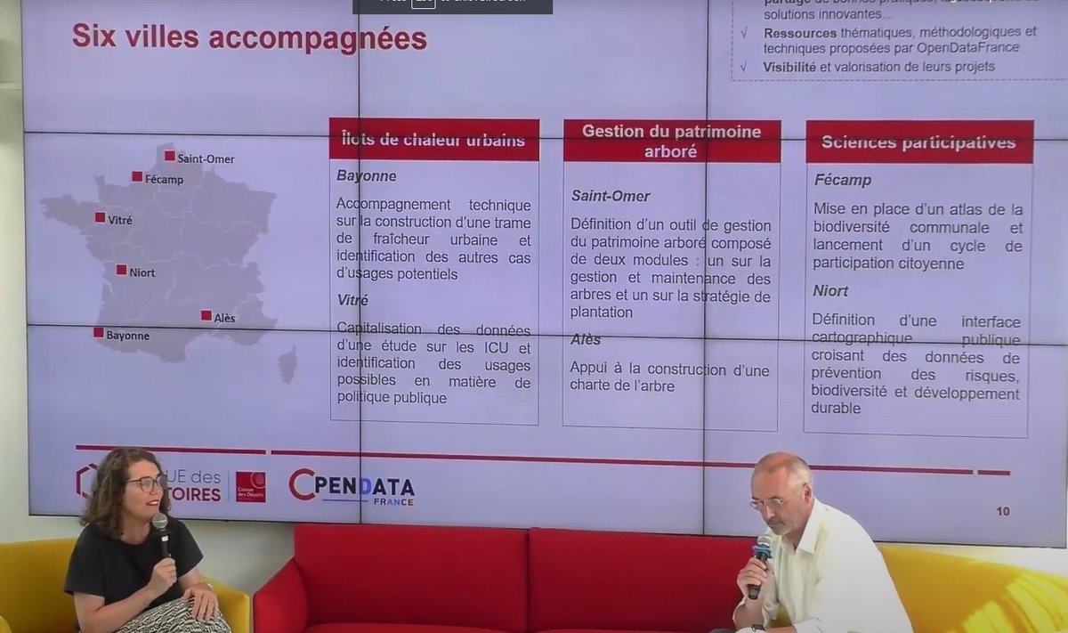 opendata_fr's tweet image. Retrouvez également le replay de l&apos;évènement de clôture de cet AMI animée au Hub des Territoires via ➡️ banquedesterritoires.fr/les-rencontres… #hubdesterritoires