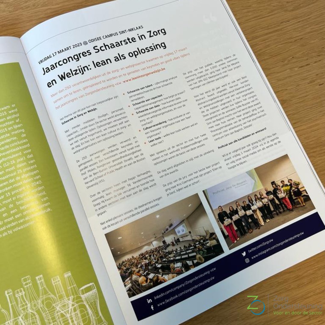 Zorgondersteuning vzw (@zorgvzw) on Twitter photo Heb jij het artikel in <a href="/zorgmagazine/">ZORG Magazine</a> al gelezen? ๐ค
โก๏ธ We nemen je graag even terug mee naar 17 maart waar we de 250 aanwezigen mochten inspireren over Lean.
โ ๏ธ Noteer alvast de nieuwe datum van ons congres voor volgend jaar: 1 maart 2024! ๐คฉ Heb jij het artikel in <a href="/zorgmagazine/">ZORG Magazine</a> al gelezen? ๐ค
โก๏ธ We nemen je graag even terug mee naar 17 maart waar we de 250 aanwezigen mochten inspireren over Lean.
โ ๏ธ Noteer alvast de nieuwe datum van ons congres voor volgend jaar: 1 maart 2024! ๐คฉ