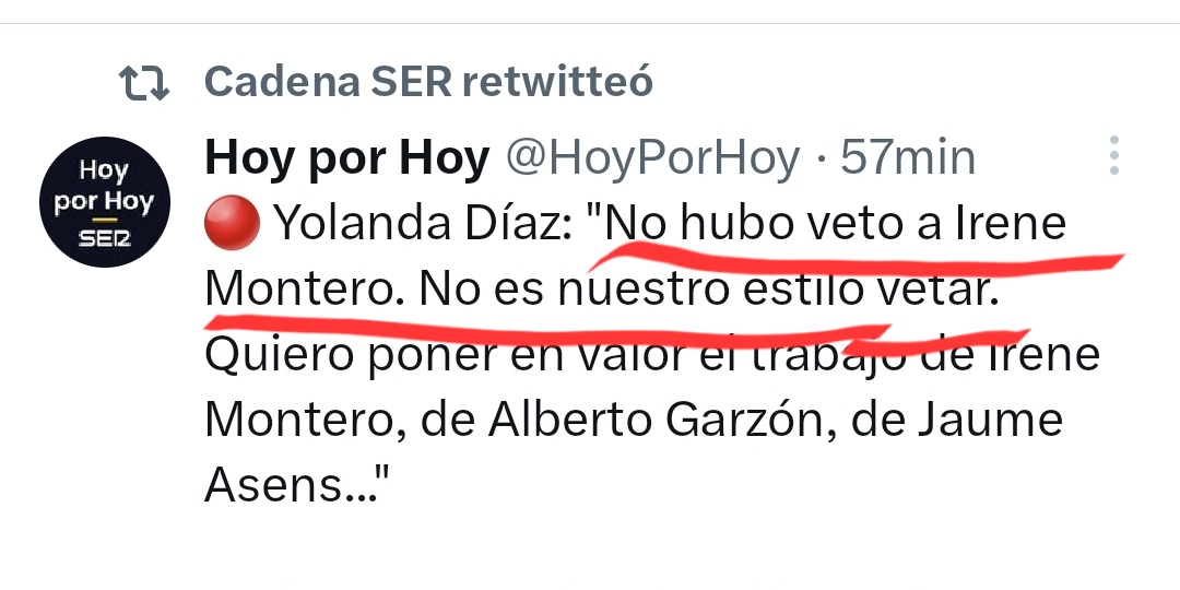 Créame, Angels, créame,..
Le voy a ser clara,...
Lo digo honestamente,...
Yo creo,...sinceramente,...
Yo no trabajo así,...
Le voy a dar un dato 👇🏻