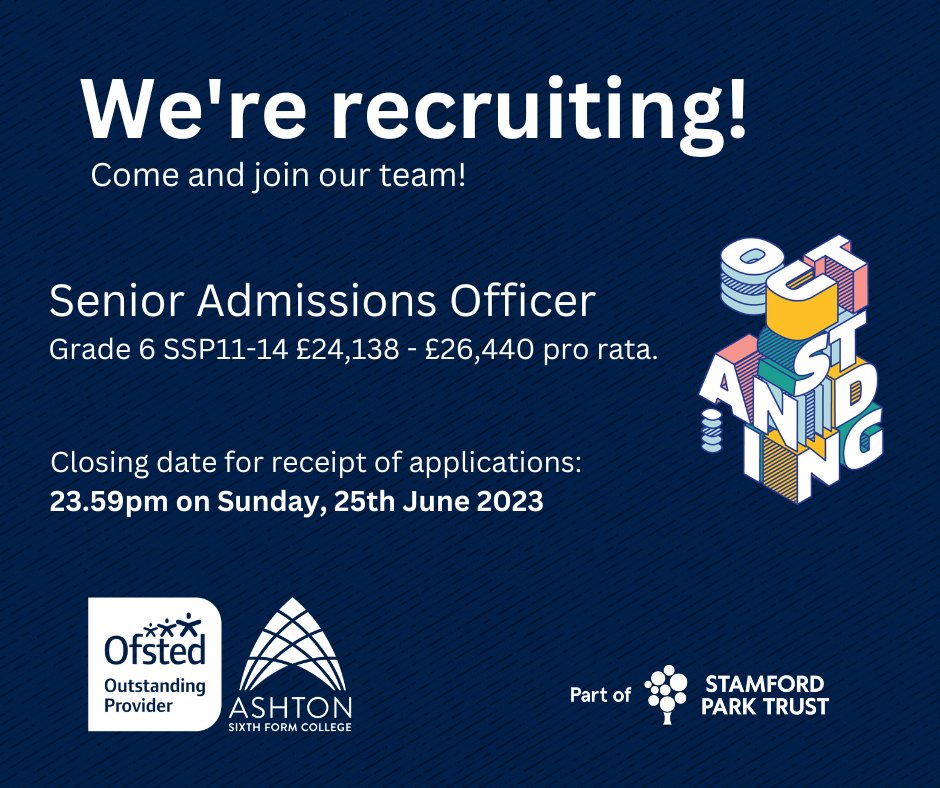 Ashton Sixth Form College tweet media