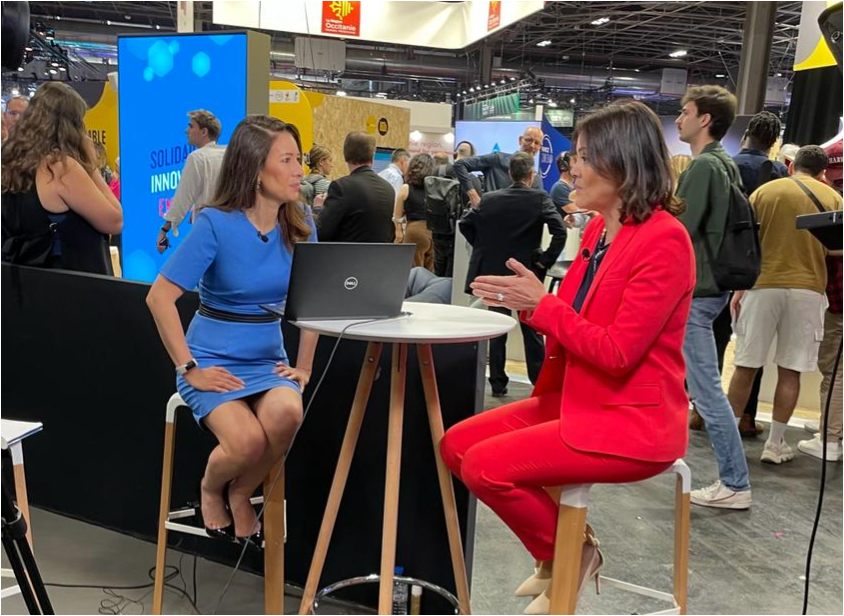 I had the chance to join @CNBCi’s @cnbcKaren while at #Vivatech to chat about the shift towards #GenerativeAI and what @IBM’s watsonx platform offers enterprises that want to embrace #AI boldly and with urgency –but also in a responsible way. cnbc.com/video/2023/06/…