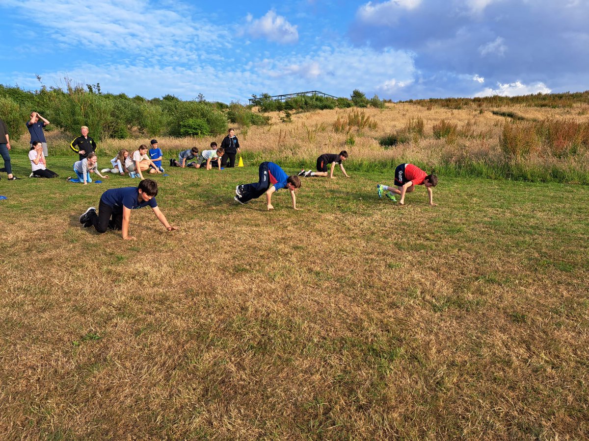 ThorngrovePrep's tweet photo. What a stunning evening in Devon for some Mini Olympic relays 💚💙☀️ #PostCE #ThorngroveLeavers #PickYourPath https://t.co/NKWOUuHA8i