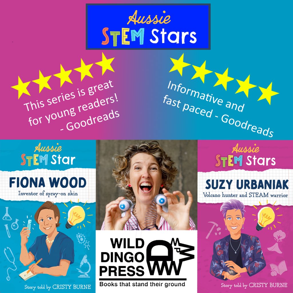 This EOFY @WildDingoPress are offering 30% off when you spend over $60 on their website, including the #AussieSTEMStars series for middle-grade readers. At the checkout enter BOOKS30 for the discount 😮

#scienceforkids #biographyforkids #childrensnonfiction #STEMbooksforkids