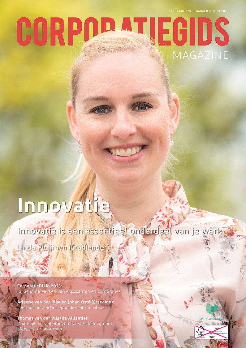 Vandaag valt de nieuwe #CorporatieGidsMagazine op de mat! Ben je op vakantie en wil je hem toch alvast lezen? Dan kan online via deze link! - bit.ly/3pbmuUi

#Stadlander #Innovatie #CorporatiePlein #DeAlliantie #Staedion
