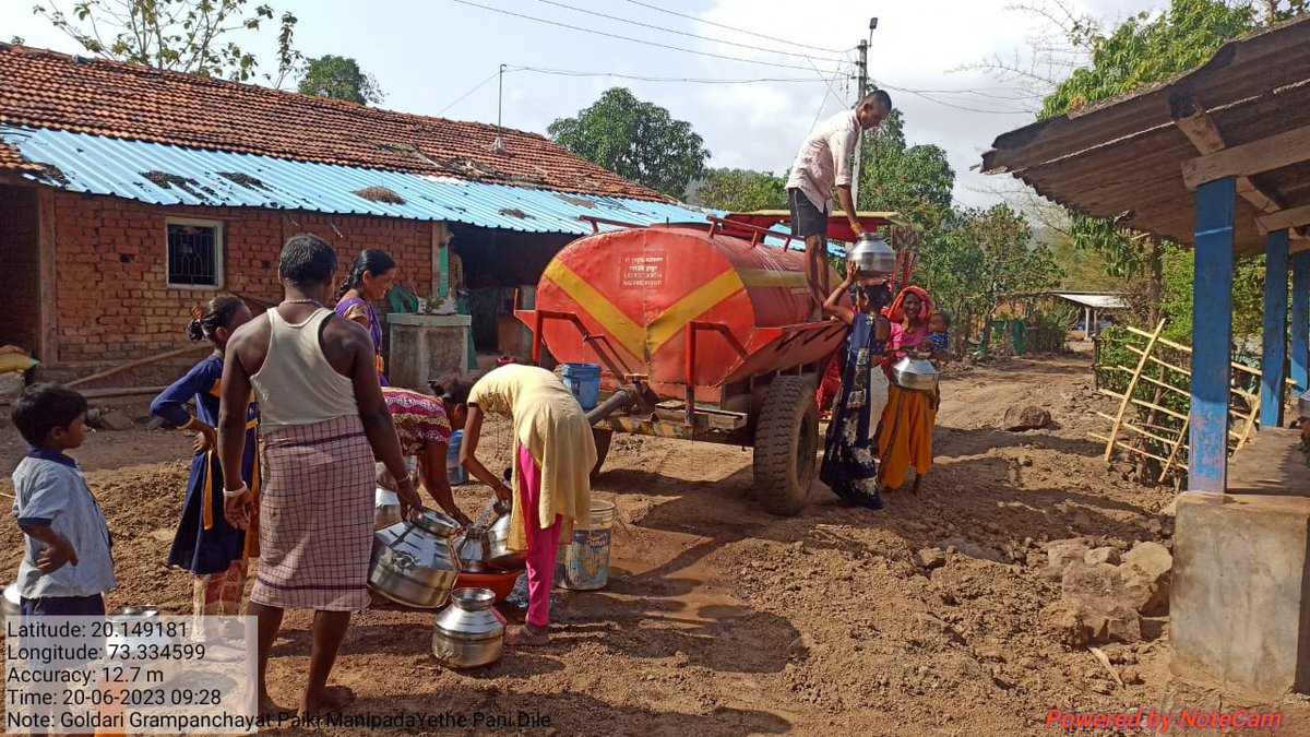 #DataValues
Advocacy is impactful. Accountability is the most important value in community work. Accountability in data can create a huge impact like this.
Villages are getting water supply till monsoon by tanker.
#DataValuesproject
@Data4SDGs
@WaterAidIndia @UNICEF