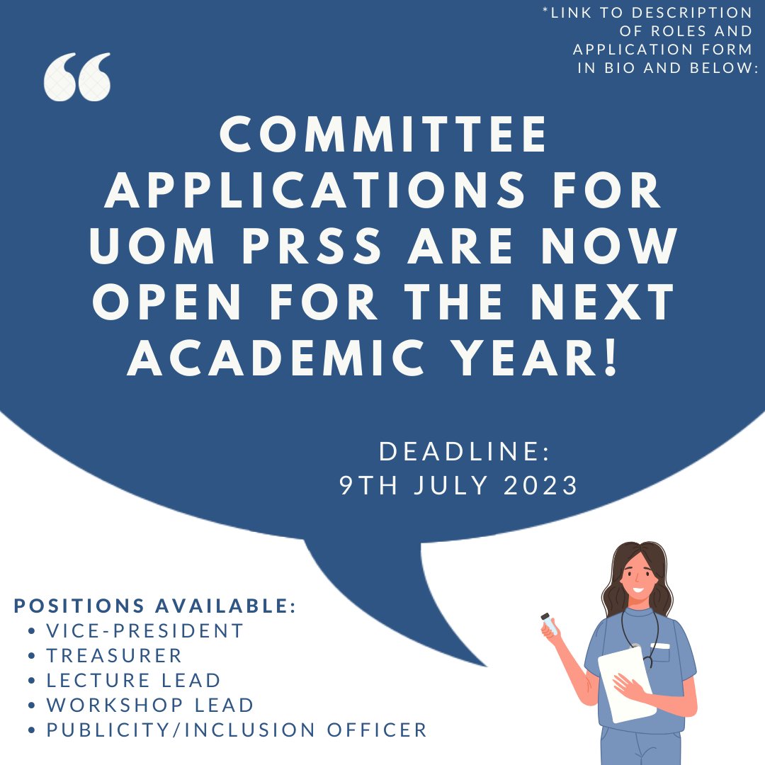uomplastics's tweet image. Fancy becoming a part of the UoM Plastics Committee?

Applications are now open!

Deadline: 17:00, 9/07/2023

Application Form:
docs.google.com/forms/d/e/1FAI…

Roles and Descriptions:
docs.google.com/document/d/1VX…