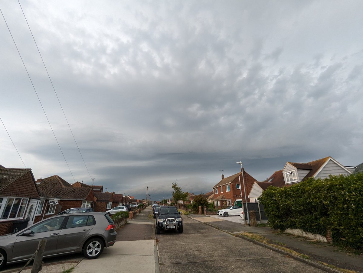 View of storm from Whitstable