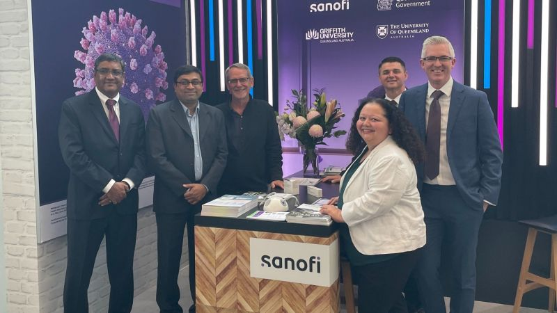 GlycoGriffith's tweet photo. @GlycoGriffith GM, Dr Chris Davis, is representing @Griffith_Uni, with @sanofi Translational Science Hub colleagues, at #CDIC2023. Learn more about the #TranslationalScienceHub at
https://t.co/VwZjUnwGhM https://t.co/L0Xx5YXF2u