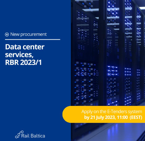 IcexLituania's tweet photo. RB Rail AS, coordinadora del proyecto @RailBaltica, ha lanzado la licitación "Data Center Services", ID nº RBR 2023/1

🗓️Las candidaturas deberán presentarse antes del 21/07/23 a las 11:00 a.m (EEST)

👉Más información: https://t.co/pLxyckQ336 https://t.co/WE1yvYLsZQ