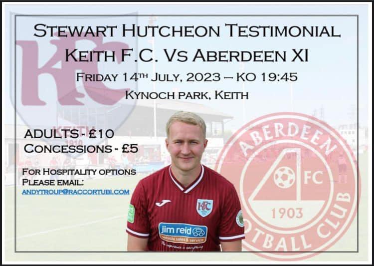 Hospitality is available for this match please contact Commercial@keithfc.com