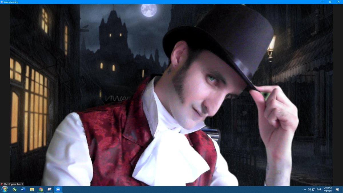 ArkonnTheTall's tweet photo. A couple images of my foppish Toreador for a one-shot last summer for #VirtualHorrorCon, courtesy of @GehennaGaming. Thank you GM Kat for a fun time in the Regency Era ๐๐ฉ๐ฆ And good thing that GM Dorreen's character was there to keep Christoff in line ;) https://t.co/yeR99KdPq4
