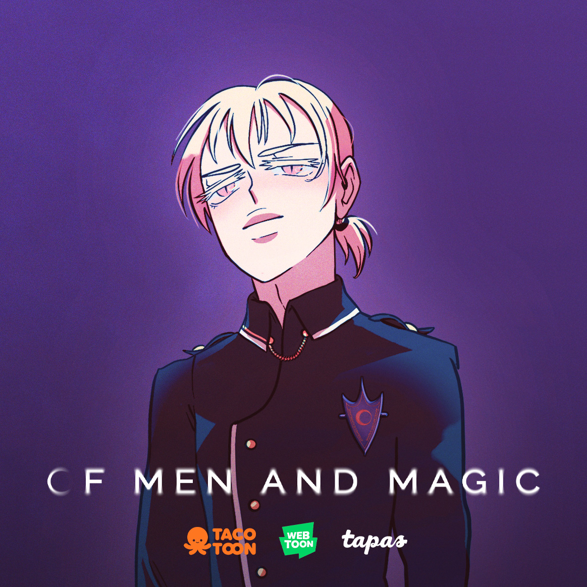 Let's introduce Jill from OF MEN AND MAGIC! He's one of the 5 members of the Department for Monsters Control. He's a pretty calm and stoic guy, the only person that can get under his skin is Heather. These 2 go way back! Read it here bit.ly/of-men-and-mag… on <a href="/webtooncanvas/">WEBTOON CANVAS</a>