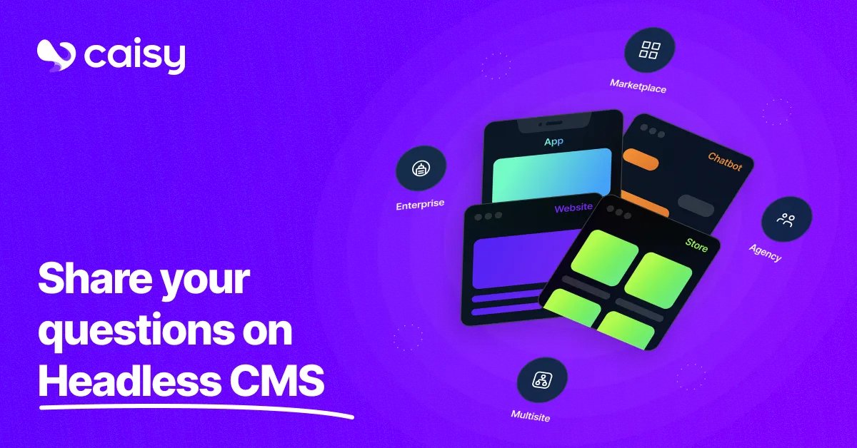 As a developer, editor or marketer, do you feel like you fully understand what a Headless CMS is? 🤔 
If you have any QUESTIONS around the term, we'd love to hear and answer them. ⬇️ 

#headlesscms #techterms