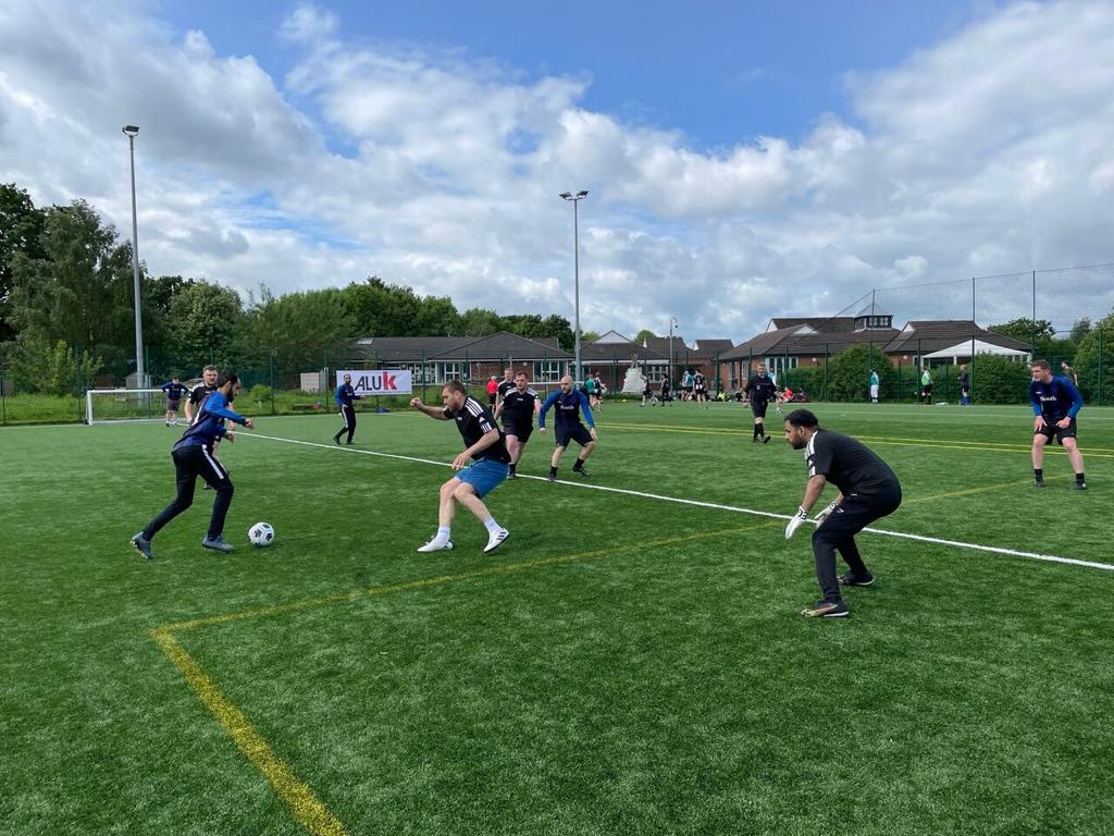 There's still a couple of places left in our upcoming Football Tournament raising money for Salford Lads Club. Give us a shout if you want to take part #MCR #Football.