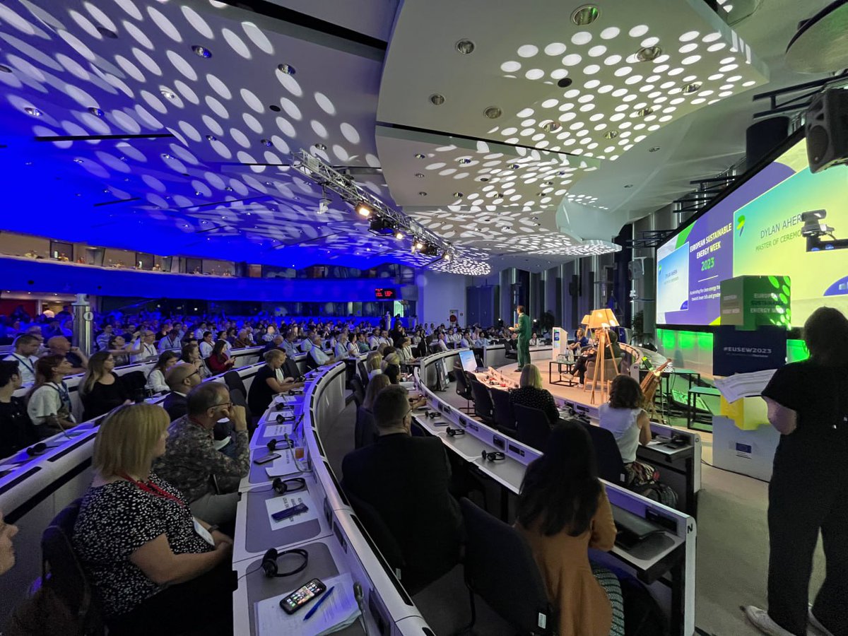 Pep Malagrava (@pepmalagrava) on Twitter photo ⚡️At the opening session of <a href="/euenergyweek/">European Sustainable Energy Week</a>
More renewables, 42% at 2030
Fast permitting
Energy independence ⚡️At the opening session of <a href="/euenergyweek/">European Sustainable Energy Week</a>
More renewables, 42% at 2030
Fast permitting
Energy independence