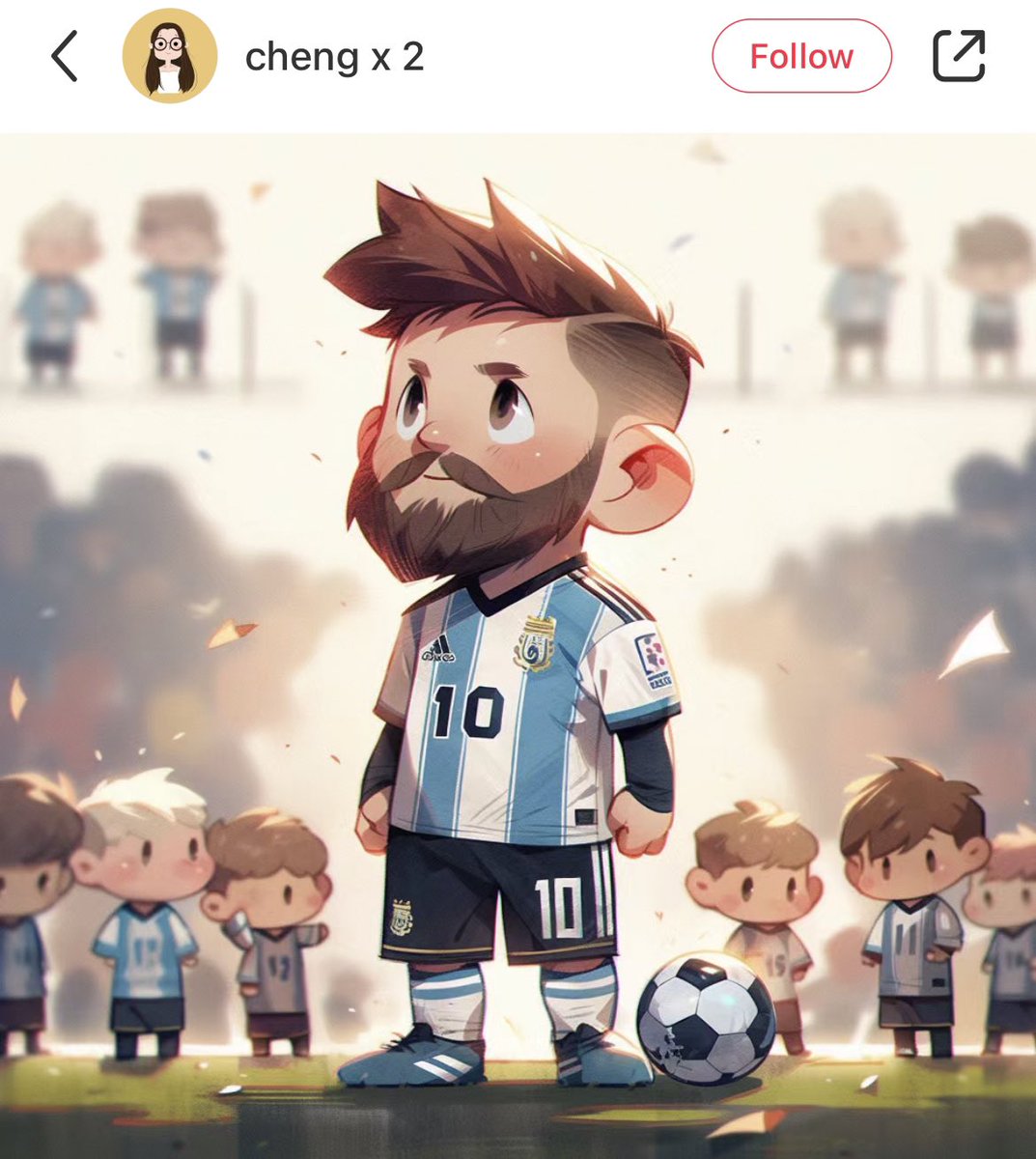 WeAreMessi's tweet photo. Just Leo Messi and AI 😍

// cheng x 2 https://t.co/zbXSrLSOCu