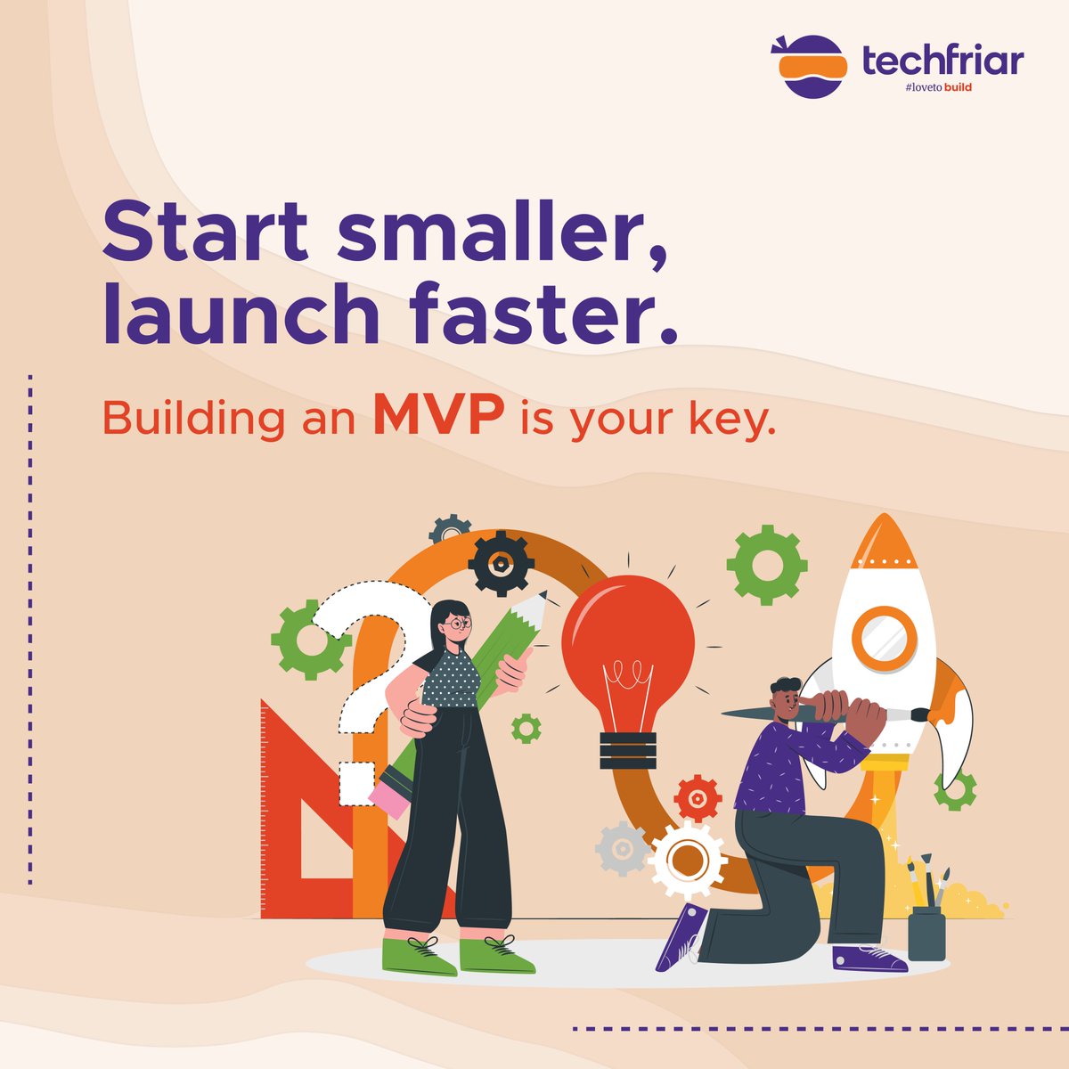 You can validate your idea and hit the market early by building a Minimum Viable Product (MVP) with primary and must-have features.
Visit: techfriar.com/service/mvp-de…

#minimumviableproduct #startups #digitizeyouridea #funding #pitchyourstartup #developmentcompany #techfriar