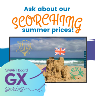 SMART_Tech's tweet photo. 👀 Have you seen the SMART Board GX? The interactive display that gives you essential teaching tools you value like multitouch interaction, SMART Ink and SMART Notebook, for a great price!
➡️Click to learn more about the GX and book a demo: https://t.co/z3zM1tkBGc
#SMARTUK https://t.co/6BLQzuXfnj