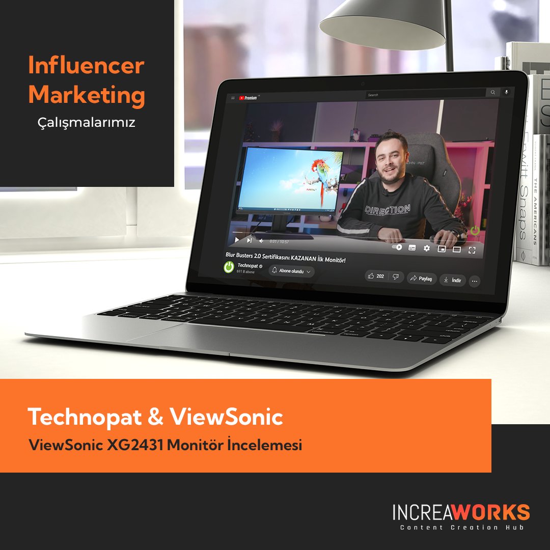 Technopat & ViewSonic ile beraber yaptığımız iş birlikteliğinde ViewSonic XG2431monitörü İncelemesini gerçekleştirdik.

#increaworks #influencermarketing #dijitalpazarlama