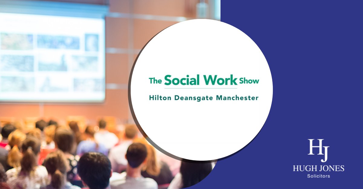 HJSolicitors's tweet photo. Hugh Jones Solicitors are taking part in The Social Work Show this year.
Join us on 2 October 2023 at the Hilton, Deansgate, Manchester.
#TeamHJS are proud to be a part of this year’s event.
Find out more here:
https://t.co/ojJxoAOGua https://t.co/wAOIWKLw0F