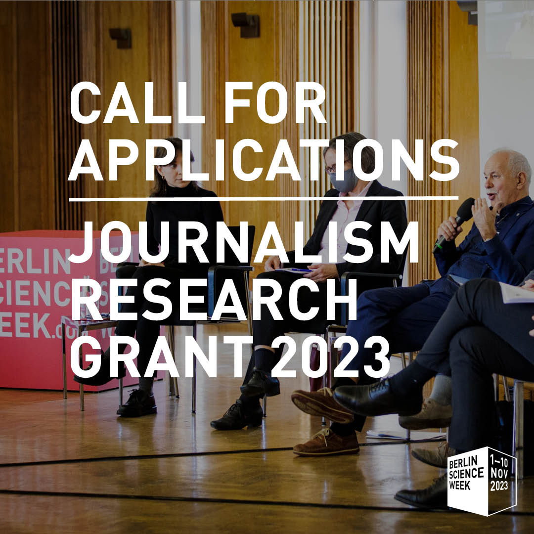 BerlinSciWeek's tweet photo. 🌐 Are you an international media representative who would like to report on scientific topics related to the 8th edition of #BerlinScienceWeek?

Then apply until 31 JUL 2023 for one of our journalism research grant programmes – digital or in-person: https://t.co/6ig0Ck37Dm 👏 https://t.co/PzssiPgxBW