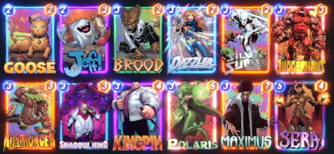 First time Infinite this season !
Played mainly lockdown until 95, and finished with an incredible Surfer the last 5 ranks.
Killmonger, OP against HE and Bounce.
Shadowking, so clutch sometimes !

Let's go conquest mode now ! 
<a href="/MARVELSNAP/">MARVEL SNAP</a> <a href="/UntappedSNAP/">Untapped.gg | MARVEL SNAP</a> #MarvelSnap <a href="/MarvelSnapFR/">Marvel Snap - FRANCE 🇫🇷</a>